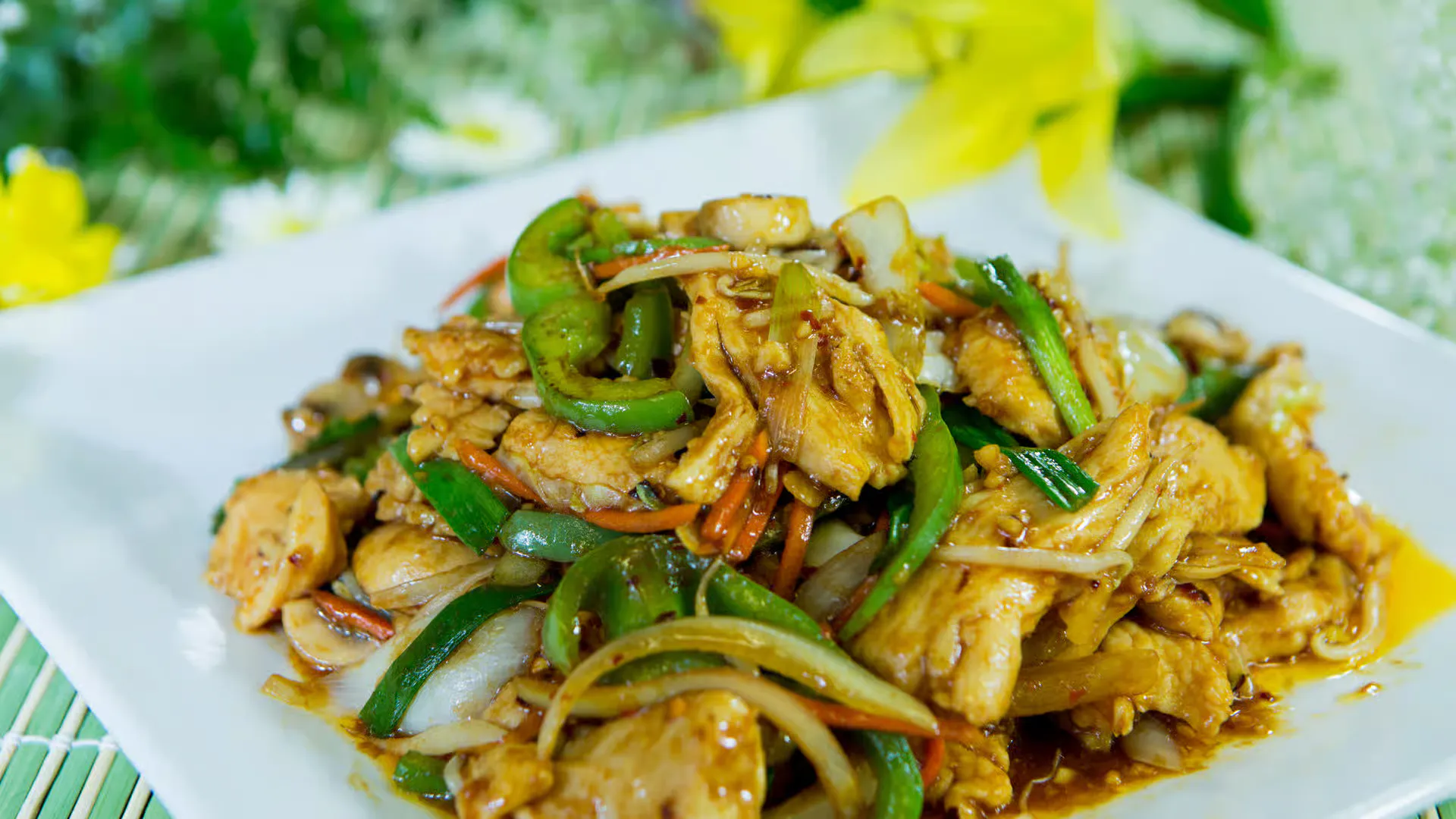 Szechuan Chicken at Dragon Palace, Chinese Restaurant in Tinley Park
